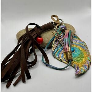 Leather Bag Charms Bundle of (2)